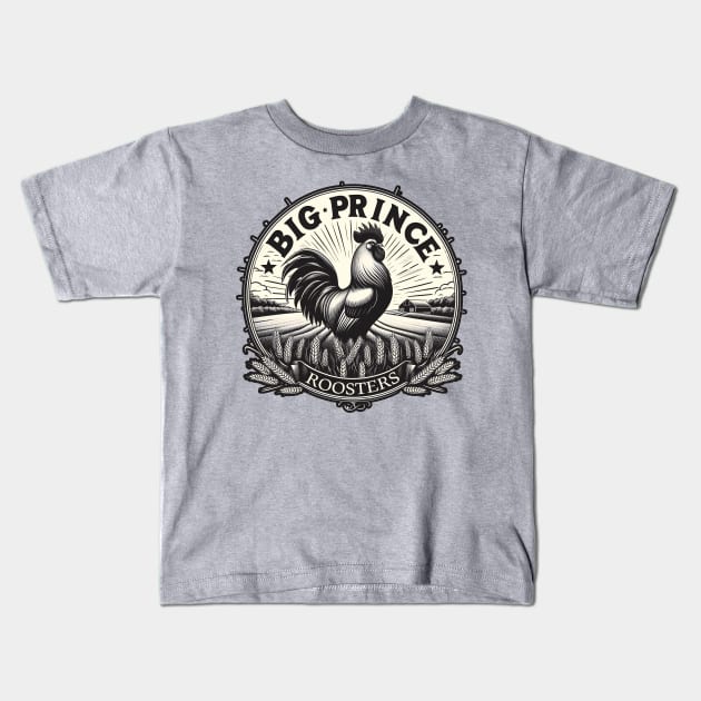 Big Prince Roosters Kids T-Shirt by WolfeTEES